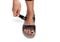 OrthoFeet Malibu Two Way Strap Women's Sandals Heel Strap - Black - 3