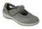 OrthoFeet Sanibel Heel Strap Women's Casual Mary Jane Heel Strap - Gray - 7