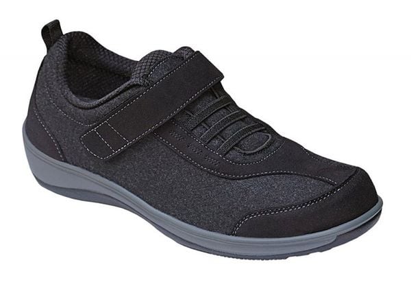 OrthoFeet Volcano Wool Women's Casual - Black - 1