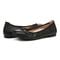 Vionic Amorie Womens Ballerina/Skimmer Flat - Black - pair left angle