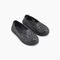 Joybees Girls' Espadrille Graphics & Metallics - Black / Black - Profile