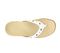 Strive Saria - Women\'s Arch Supportive Toe Post Sandal - White - Overhead