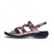 Revere Emerald 3 Strap Leather Sandals - Seasonal - Women's - Gunmetal - Side 2