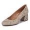 Vionic Carmel Women's Pump Dress Shoes - Oatmeal - Left angle