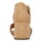 Vionic Chardonnay Womens Quarter/Ankle/T-Strap Sandals - Camel Suede - Back