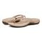 Vionic Davina Women's Supportive Flip Flop Sandal - Semolina - pair left angle