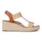 Vionic Calera Women's Espadrille Comfort Wedge Sandal - Camel - Right side