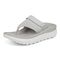 Vionic Restore II Unisex Recovery Comfort Sandal - Vapor Grey - Left angle