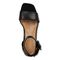 Vionic Zinfandel Women's Heeled Comfort Sandal - Black Leather - Top