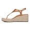 Vionic Kirra Wedge Women's Supportive Sandal - Argan Brown - Left Side