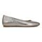 Vionic Orinda Women's Square Toe Ballet Flat - Pewter Metallic - Right side