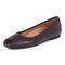 Vionic Orinda Women's Square Toe Ballet Flat - Winter Plum - Left angle