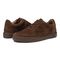 Vionic Lucas Court - Men's Casual Comfort Sneaker - Dark Brown - pair left angle