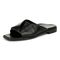 Vionic Miramar Women's Comfort Slide Sandal - Black - Left angle