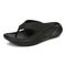 Vionic Tide RX Unisex Recovery Cushioned Orthotic Sandal - Black - Left angle