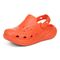 Vionic Wave RX Unisex Slip-on Supportive Cushioned Comfort Clog - Tangerine Tango - Left angle