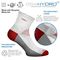 GSA Hydro+  Low Cut Extra Cushioned Men's Socks - White/Red/Green/Blue