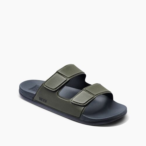 Reef Cushion Tradewind Men\'s Sandals - Grey/olive - Angle