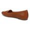 Vionic Hayes womens Ballerina/Skimmer Shoe - Tan - Back angle