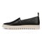 Vionic Uptown A-lin womens Slip On/Loafer/Moc Shoe - Black - Left Side