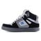 DC Work Crew Pure Work Men's Composite Toe High-Top Work Shoe - Black / Gray / Blue 