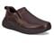 Drew Match Men's Casual Shoe - Brown Pebbled Leather - Main View