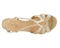 Ros Hommerson Leandra Women's Dress Sandals - Gold Sparkle Leather - Sole View