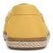 Vionic Bay womens Espadrilles Shoe - Butter Yellow - Back