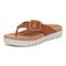 Vionic Uptown Marin Women's Platform Thong Sandal - Tan - Left angle