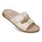 Vionic Women's Elara Comfort Slide Sandals - Ivory - ELARA-J3162L1100-IVORY-13fl-med