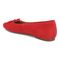 Vionic Klara Women's Ballet Comfort Flat - Red - Back angle