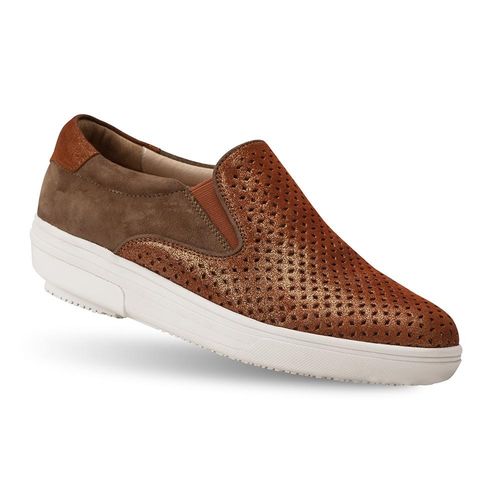 Gravity Defyer Women's Clara Casual Flats - Brown - angle main 2