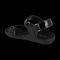 Gravity Defyer Women's Hilnor Sandal - Black - angle2