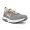 Gravity Defyer Women's GDEFY HybridEx Athletic Shoes - Gray/Peach - angle main 2