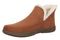 Vionic Sinclair Women's Orthotic Boot Slipper - Monks Robe Brown - Left angle