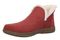 Vionic Sinclair Women's Orthotic Boot Slipper - Syrah Red - Left angle