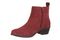 Vionic Roseland Women's Comfortable & Supportive Short Boot - Shiraz Red - Left angle