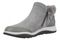 Vionic Norwood Women's Orthotic Zip Boot Short - Charcoal Grey - Left angle