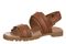 Vionic Cassidy Women's Adjustable Strap Sandal - Tan Napa - Left angle