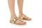 Vionic Emma Women's Thong Sandal with Arch Support - Gold - Lifestyle