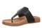 Vionic Emma Women's Thong Sandal with Arch Support - Black - Left angle