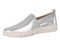 Vionic Cambria Womens Slip On Loafers - Silver - Left angle