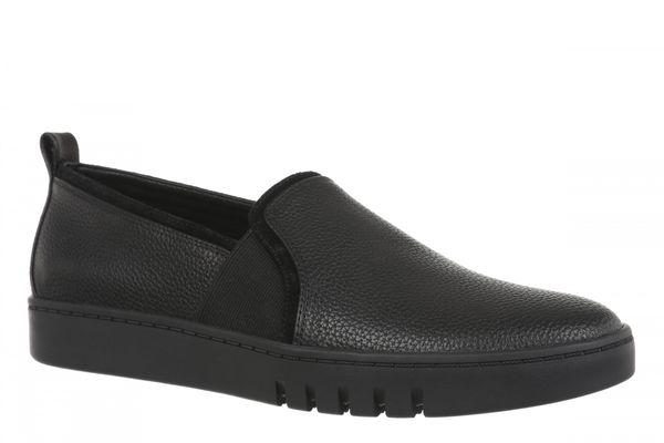 Vionic Cambria Womens Slip On Loafers - Black/Black - Angle main