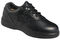 Answer2 445-1 Black womens walking shoe - profile view