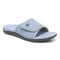 Vionic Kiwi - Unisex Motion Control Orthotic Slide Sandal - Sky - 1 profile view