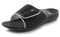 Orthaheel - Kiwi - Motion Control Slide Sandal - Black - Side View