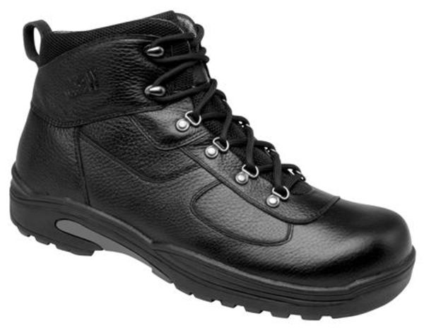 Drew Rockford - Black Tumbled Leather Mens Best Comfort Boots - 40808