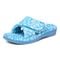 Vionic Relax - Orthaheel Orthotic Slippers - Azure Lprd - Left angle