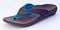 Spenco Yumi Womens Orthotic Flip Flops - Chocolate /Blue
