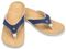 Spenco Yumi Men's Orthotic Flip Flops - Dark Navy